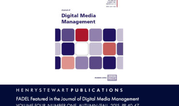 FADEL Featured in the Journal of Digital Media Management