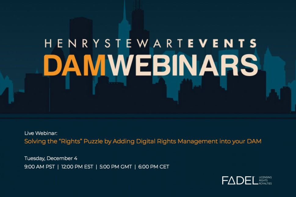 Webinar: Solving the “Rights” Puzzle by Adding Digital Rights Management into your DAM