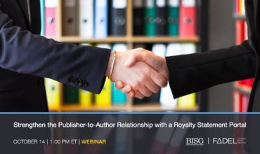 Publishing Industry Webinar: Strengthen the Publisher-to-Author Relationship with a Royalty Statement Portal