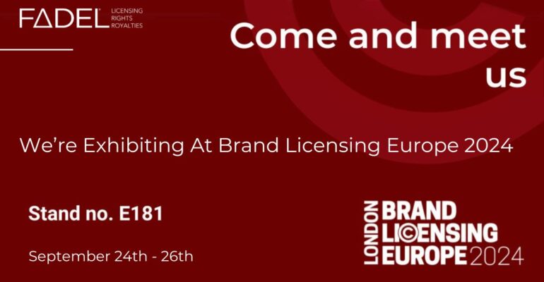 Visit FADEL at Brand Licensing Europe