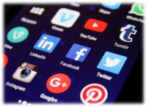 visual listing social sites Facebook, Instagram, Twitter