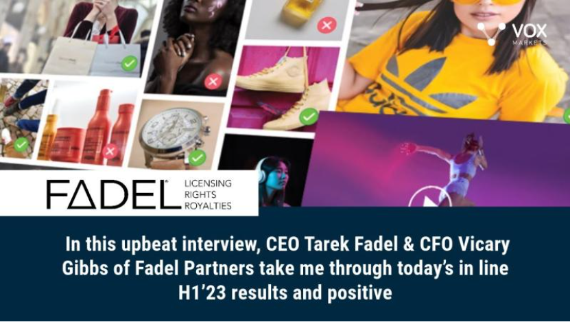 In this fascinating interview with Paul Hill, CEO Tarek Fadel and CFO Vicary Gibbs of #FADEL take Vox through today's in line H1’23 results and positive H2 outlook, reporting exciting new opportunities in pharma, consumer goods, and beverages, and sharing new product development initiatives using AI Technologies.